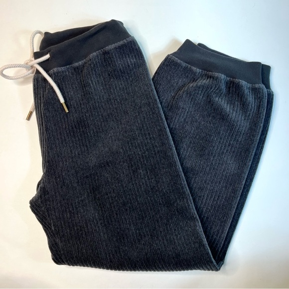 The Great The Corduroy Lantern Sweatpants in Slate Gray Size 1 - Picture 11 of 11